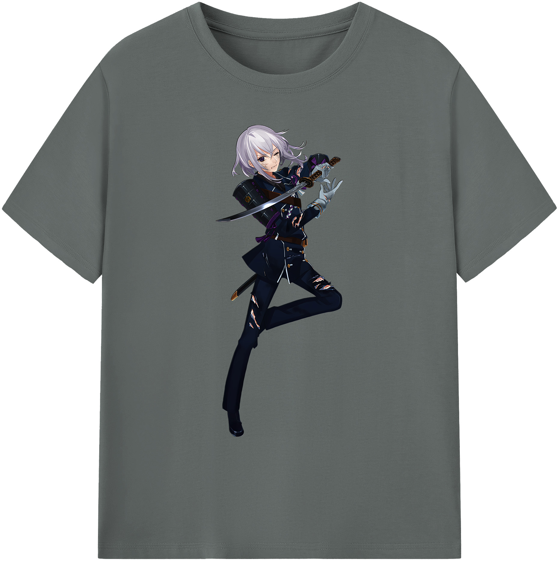 （画像用） 刀剣乱舞 Touken Ranbu 綿100％ メンズ半袖Tシャツ｜肌触りやわらか＆通気性